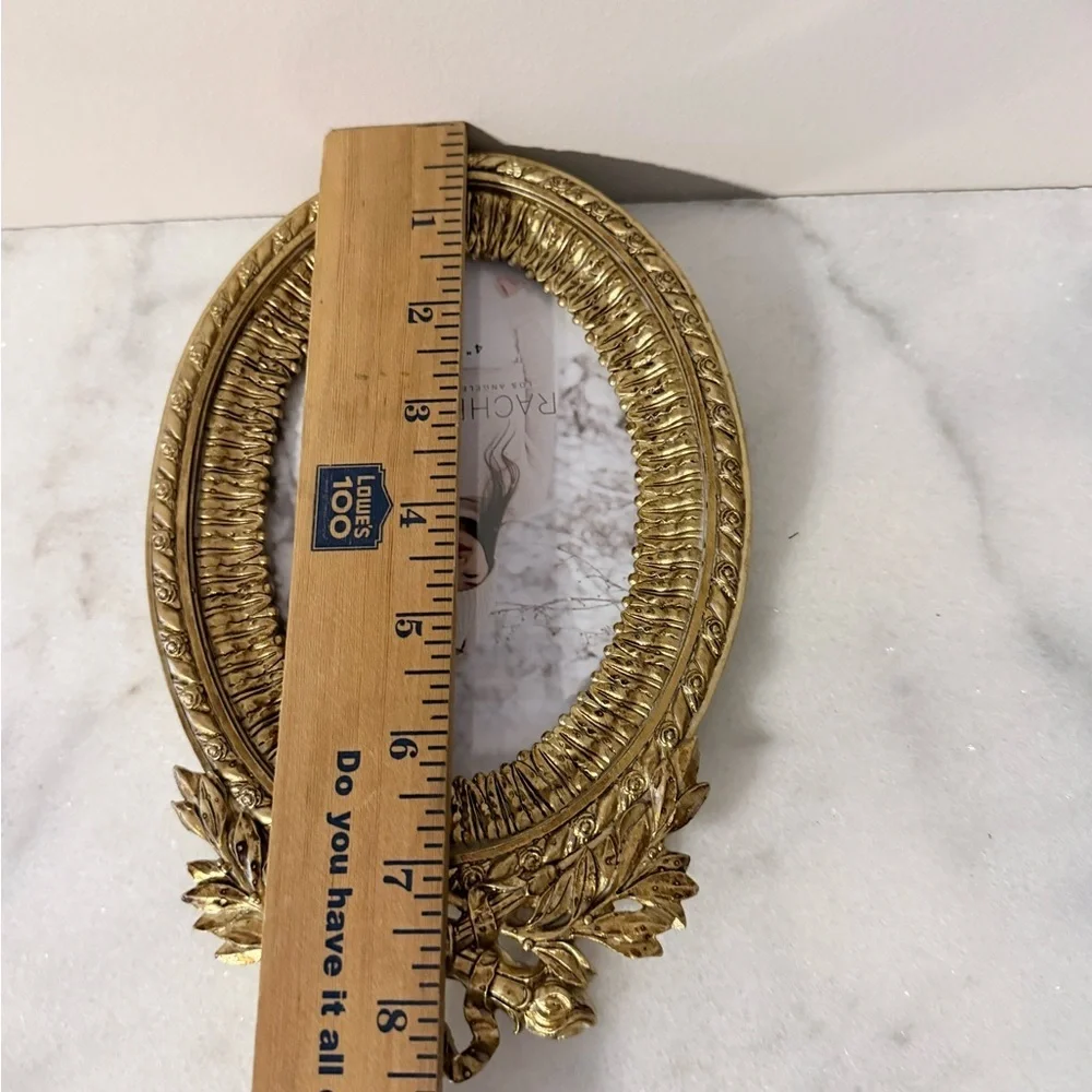 Rachel Zoe Gold Ornate Picture Frame antique style for 4x6” photo